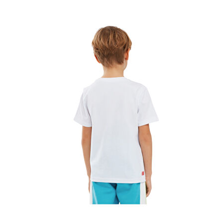 Graphic Tee B Short Sleeve Büyük Erkek Çocuk Beyaz Tshirt SK241017-100