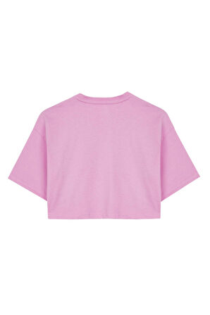 Skechers Sk241040 Graphicteeg Sleeve Pembe Çocuk T-Shirt