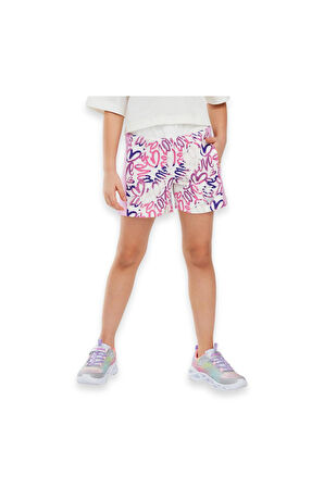 Skechers Sk241043 2Xi-Lock G 3 Inch Beyaz Kız Çocuk Şort