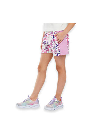 Skechers Sk241043 2Xi-Lock G 3 Inch Beyaz Kız Çocuk Şort