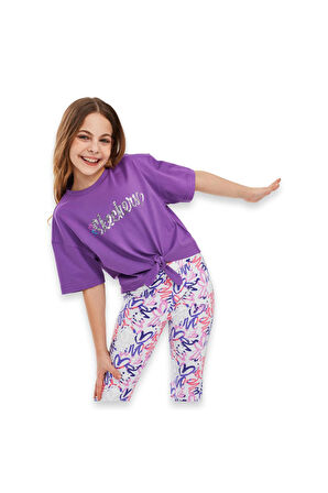 Skechers Sk241045 Graphic Tee G Sleeve Fuşya Çocuk T-Shirt