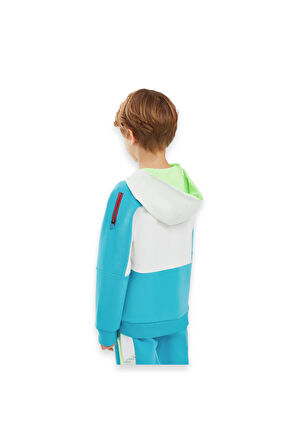 Skechers Sk241075 2Xi-Lock FullZip Hoodie Beyaz Erkek Çocuk Ceket