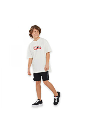 Skechers Sk241097 Essential B 5 Inch Siyah Erkek Çocuk Şort