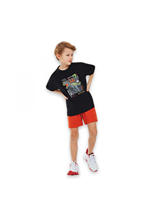 Skechers Sk241097 Essential B 5 Inch Turuncu Erkek Çocuk Şort