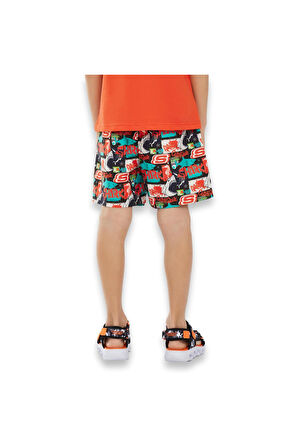 Skechers Sk241104 Swimwear B 5 Inch Swim Turuncu Erkek Çocuk Şort