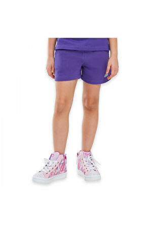 Skechers Sk241105 Essential G 3 Inch Mor Kız Çocuk Şort