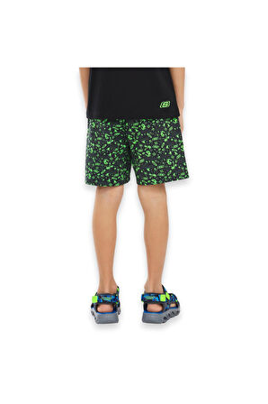 Skechers Sk241118 Lightweight Twoyarn Siyah Erkek Çocuk Şort
