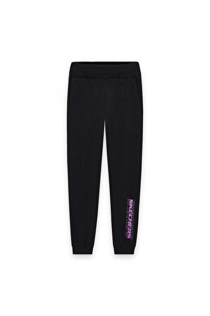 Skechers Sk242054 G 2Xi-Lock Jogger  Siyah Kız Çocuk Eşofman Altı