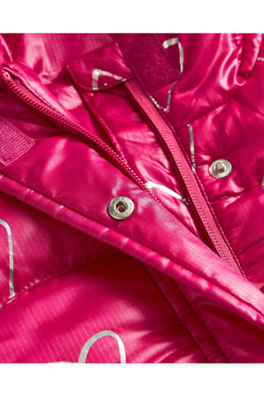 Skechers Sk242110 G Outerwear Padded Jacket Pembe Kız Çocuk Mont