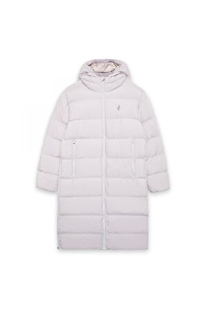 Skechers S242132 W Outerwear Puffer Jacket Gri Kadın Mont