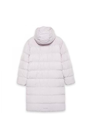 Skechers S242132 W Outerwear Puffer Jacket Gri Kadın Mont