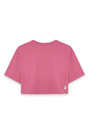 Skechers S242142 W Light Weight Regular Pembe Kadın T-Shirt