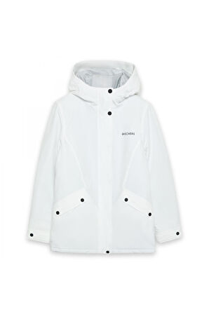 Skechers S242041 W Outerwear Padded Jacket Beyaz Kadın Mont