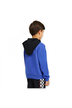 Skechers Sk242042 B Lw Fleece Hoodie Mavi Erkek Çocuk Sweatshirt