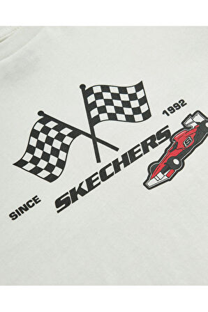 Skechers Sk242065 B Long Sleeve Beyaz Erkek Çocuk T-Shirt