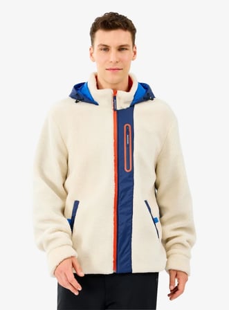 Skechers S242039-035 M Outdoor Fleece Full Zip Sherpa Erkek Mont