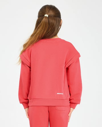 SKECHERS G Essential Crew Neck Sweatshirt PEMBE SWEATSHIRT SK232073-831