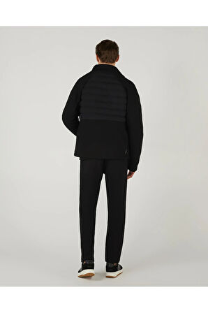 Skechers S242160-001 M Outerwear Casual Comfort Padded Erkek Spor Mont