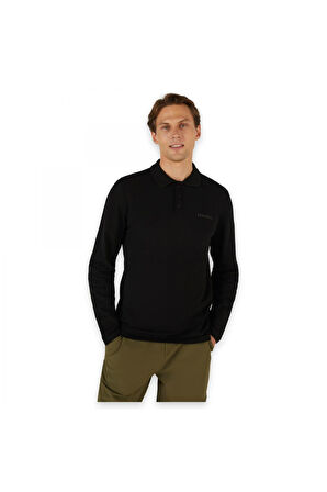 Skechers S242198 M Polo Casual Comfort Sleeve Siyah Erkek T-Shirt