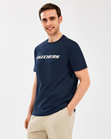 Skechers S2510169-410 M Lightweight Graphic Tee Erkek Spor Tişört