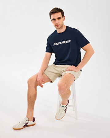 Skechers S2510169-410 M Lightweight Graphic Tee Erkek Spor Tişört