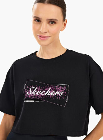 Skechers W Crop Fit Graphic Tee Kadın T-Shirt