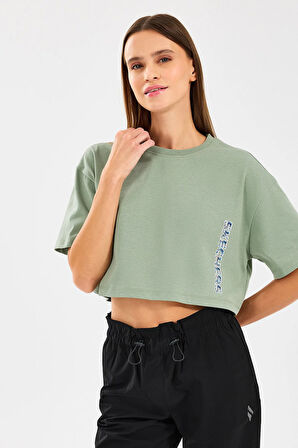 Skechers Crop Fit Kadın Tişört