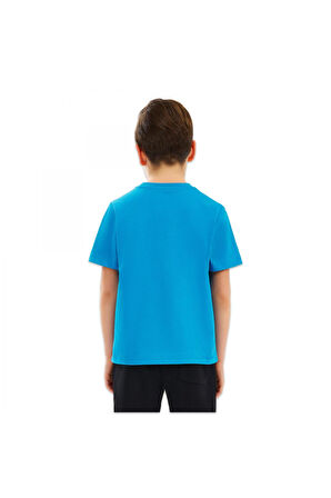 Skechers Sk232080 B Essentials Mavi Çocuk T-Shirt