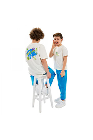 Skechers Sk2510030 B Graphic Tee Beyaz Erkek Çocuk T-Shirt