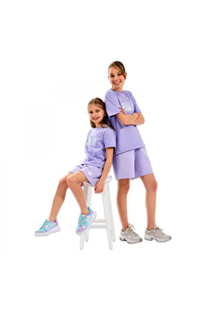 Skechers Sk2510041 G Lw Fleece Lila Kız Çocuk Şort