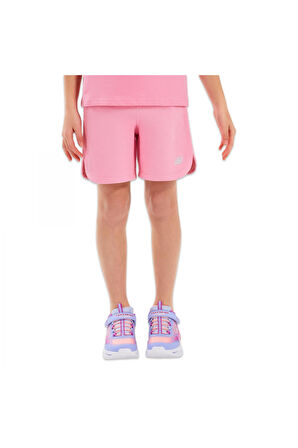Skechers Sk2510044 G Lw Fleece Pembe Kız Çocuk Şort