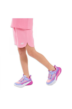Skechers Sk2510044 G Lw Fleece Pembe Kız Çocuk Şort