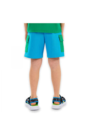 Skechers Sk2510046 B Lw Fleece Mavi Erkek Çocuk Şort