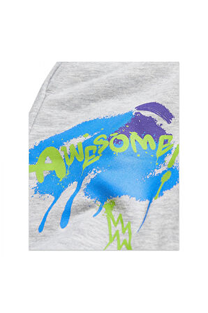 Skechers Sk2510049 B Lw Fleece Gri Erkek Çocuk Şort