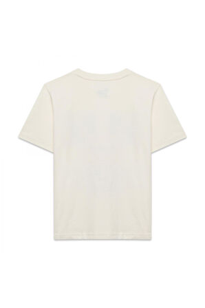 Skechers Sk2510113 B Regular Fit Graphic Tee Beyaz Çocuk T-Shirt