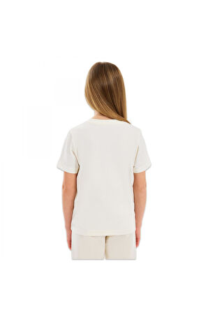 Skechers Sk2510122 G Graphıc Tee Beyaz Kız Çocuk T-Shirt