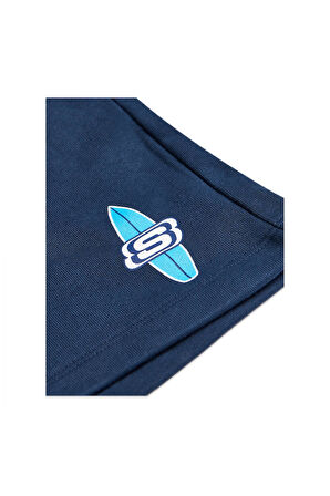 Skechers Sk2510131 B Lw Fleece Sweat Lacivert Erkek Çocuk Şort