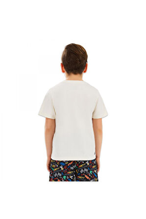 Skechers Sk2510134 B Graphıc Tee Beyaz Erkek Çocuk T-Shirt