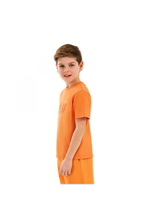 Skechers Sk232080 B Essentials Turuncu Çocuk T-Shirt