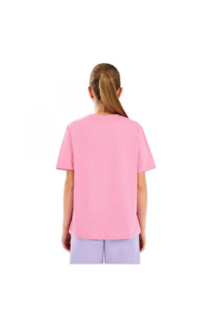 Skechers Sk232139 Essential G Sleeve Pembe Kız Çocuk T-Shirt