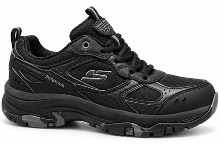 Skechers Trego Reeds Mill Road 180118TK-BKGY Unisex Spor Ayakkabı