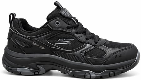 Skechers Trego Reeds Mill Road 180118TK-BKGY Unisex Spor Ayakkabı