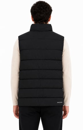 Skechers All Weather Cozy Fit Full Zip Vest S2620193-3817 Şişme Erkek Yelek