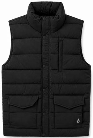 Skechers All Weather Cozy Fit Full Zip Vest S2620193-3817 Şişme Erkek Yelek