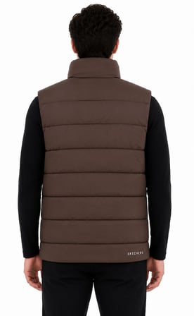Skechers All Weather Cozy Fit Full Zip Vest S2620193-2070 Şişme Erkek Yelek