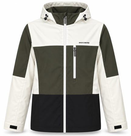Skechers All Weather Urban Long Zip S2620044-0255 M Colorblock Fall Jacket Erkek Mont