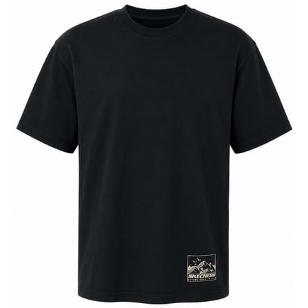 Skechers S2620057-3817 M Regular Box Logo Erkek Spor Tişört