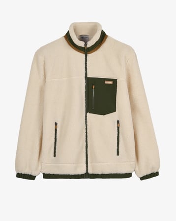 Skechers Skech Sherpa Contrast Full Zip Jacket S2620063-4339 Erkek Mont