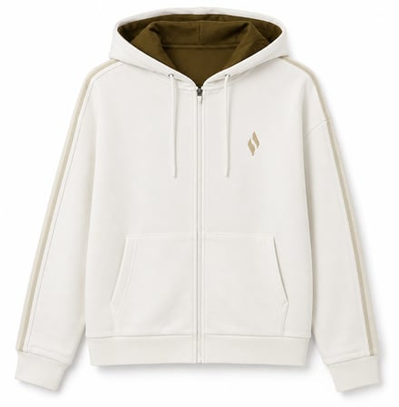 Skechers S2620121-3855 W Stripe Zip Hoodie Kapüşonlu Fermuarlı Sweatshirt Kadın Sweatshirt
