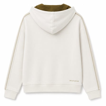 Skechers S2620121-3855 W Stripe Zip Hoodie Kapüşonlu Fermuarlı Sweatshirt Kadın Sweatshirt